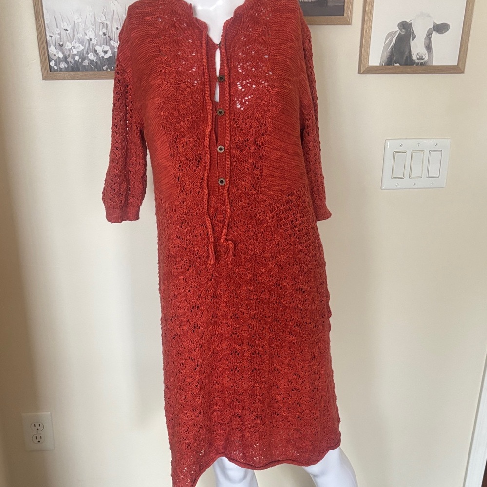 Sundance Pretty in Pointelle Knit Dress
